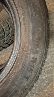 2ks zimních pneu Barum 195/65 R15 - 2