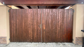 Prodám dvoukřídlou bránu + branku - 2