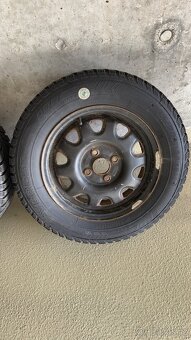 Plechové disky 4x100 R14 pneu vraník - 2