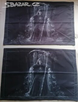 povlečení nové s lebkama - 2