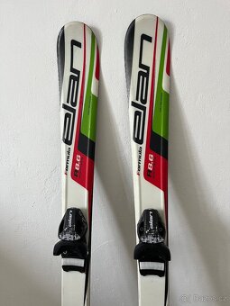 Dětské lyže Elan 120 + lyžáky Roxa 29-34 - 2