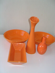 Starší sklo,vázy, mísy - 2