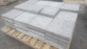 Kamenná dlažba, žulová dlažba, žulový obklad, 29,5 m2 - 2