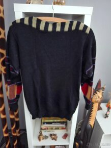 Krásný vintage svetr 1995 již nekoupite M/L - 2