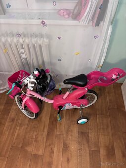 Dětské kolo Btwin s kolečkama 14” - 2