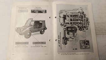 DKW Munga , Auto Union, 2 x příručky originál, katalog - 2