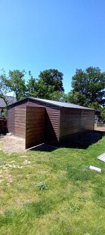 Plechová garáž 5x6m - 2