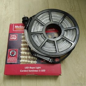 2 x Odolný venkovní LED kabel/hadice-2x10 metru - 2