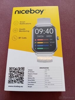 Niceboy Smartwatch3 šedé - 2