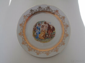 Ozdobný talíř TŘI GRÁCIE, EPIAG MADE IN CZECHOSLOVAKIA 24 cm - 2