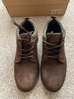 Nové pánské kožené podzimní/zimní boty Baťa - č. 42 - 2