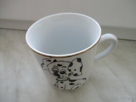 2/36-Hrníček s Motivem DALMATÍN cca 80léta Zn.Dubí - 2