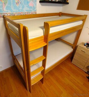 Dětská palanda z masivní borovice 90x200 - 2