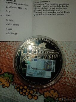 Mince 5 euro bankovka - 2