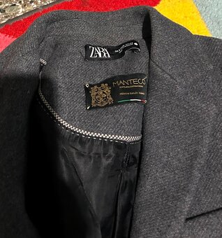 ZARA ELEGANTNÍ  GREY KABÁTEK 40 M - 2
