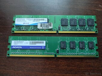 2x Paměť RAM Adata 2GB U-DIMM - 2