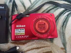 Fotoaparát Nikon Coolpix S3200 - 2