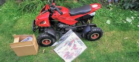 Nová červená dětská čtyřkolka 50ccm DRG - 2