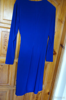 kobaltové šaty RALPH LAUREN vel 10/ M-L - 2