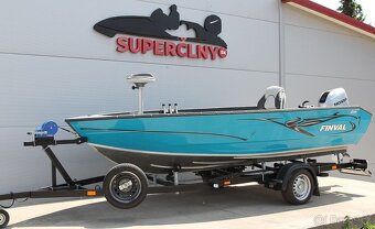 Čln Finval 475 Evo Tiller + Honda BF60 Handle Kit + príves - 2