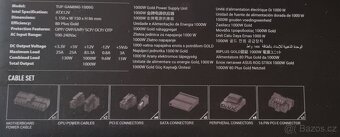 Nový zdroj Asus TUF Gaming 1000W Gold plně modulární, 80+ Go - 2