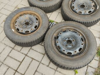 4x obutá zimní pneu Škoda Fabia 1 165x70xR14 - 2