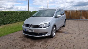 VW SHARAN 2.0 TDi 130KW DSG NAVI KAMERA WEBASTO ORIG.TAŽNÉ - 2