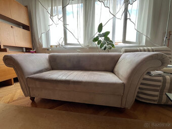 PRODÁM Šedo - Zelenou pohovku pro 2 osoby - 2