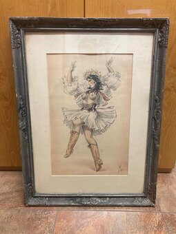 Obraz tanečnice od Jaroslav Štika - 2