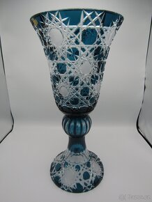 set vázy barevný křišťál ceasar crystal dekor Flake - 2