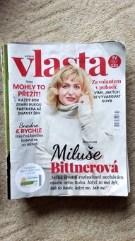 Prodám časopisy Vlasta r. 2010, 2014,2015, 2017, 2018, 2023 - 2