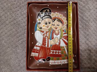 Keramika - obraz ludovy motiv - 2