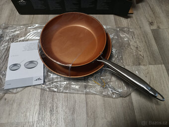 Panev, panvicka, sada 2ks - nove - 2