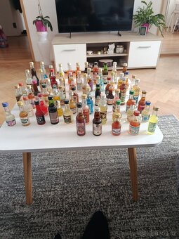 Sbírky lahviček alkoholu - 2
