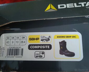 Zimní bezpečnostní obuv - č. 43 - 2