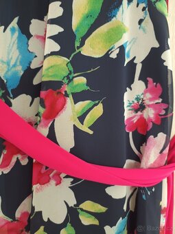 Dlouhé květované letní šaty - 2