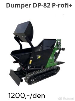Pronájem minibagr a dumper - 2
