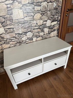 TV stolek IKEA Hemnes bílá - 2