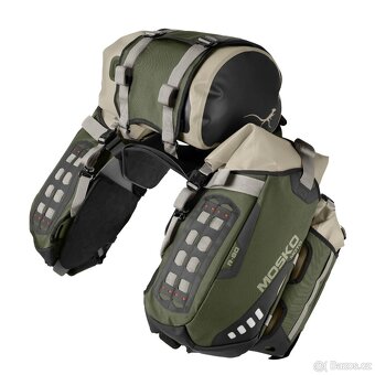 Mosko Moto Reckless 80L (V4.0) černá / zelená - 2
