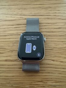 Hodinky Apple Watch 7 45mm cellular - nerezová ocel - 2