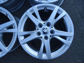 Alu disky na Škoda 16", 5x112, ET 52, šíře 7J - 2