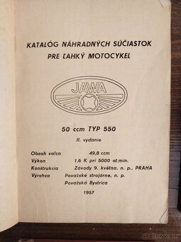 Jawa 550 katalog - 2