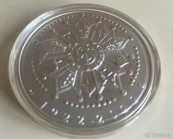 stříbrná medaile Řádu Bíleho lva, 311g, proof, jenom 200ks - 2