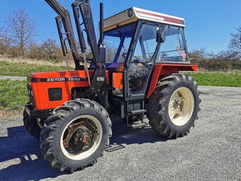 ZETOR 7245 S ČELNÍM NAKLADAČEM A SPZ - 2
