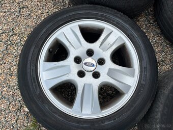 4x alu disky 5x108 R16, letní pneu - 2