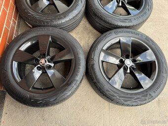 Alu 17" 5x112,škoda Ratikon Black, letní 75%, KaroQ, TOP - 2