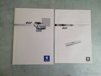 Peugeot 607 - DE katalog 2004 a ceník - doprava ceně - 2