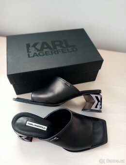 Kožené pantofle Karl Lagerfeld vel. 39 - 2