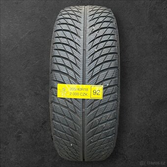 Zánovní zimní pneumatiky Michelin 205/40r18 - 2