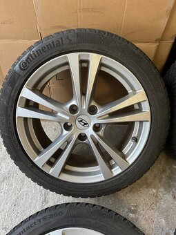 Prodám použitou zimní sadu Hyundai i30 5x114,3 225/45/17 - 2